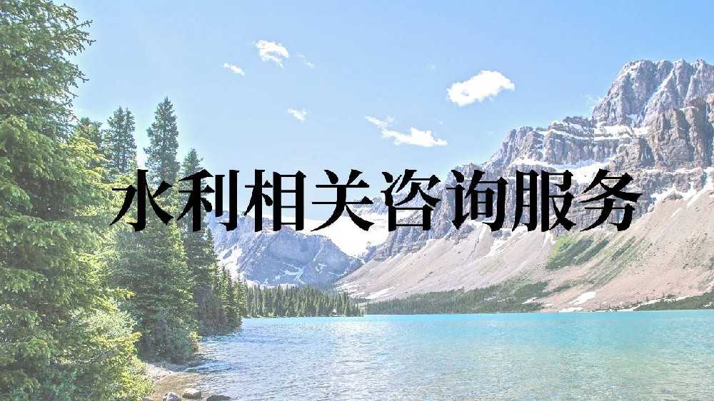 水利相關(guān)咨詢(xún)服務(wù)